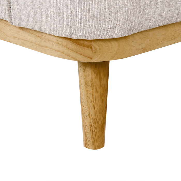 Beliani - SIMOS - Hoekbank - Lichtgrijs - Linkszijdig - Polyester