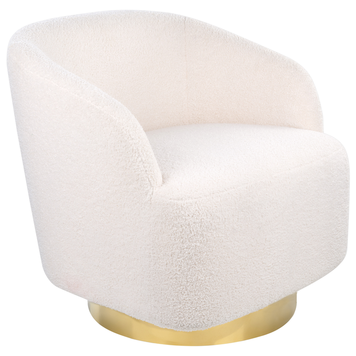 Beliani - LAVIK - Fauteuil - Wit - Polyester