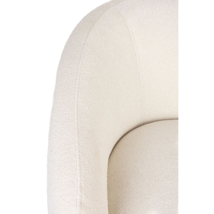 Housecraft Living Len Bank 3-zits Teddy stof Wit