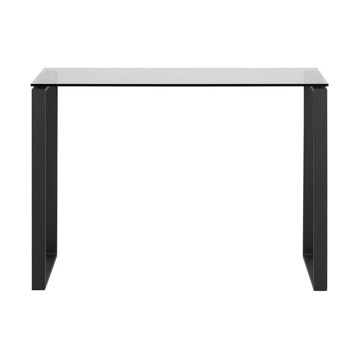 Lisomme Rolf glazen sidetable - met zwart onderstel - 110 x 76 cm