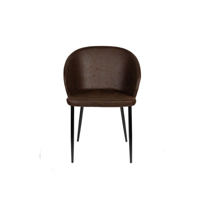 Housecraft Hadid Eetkamerstoelen Bruin - Set van 2