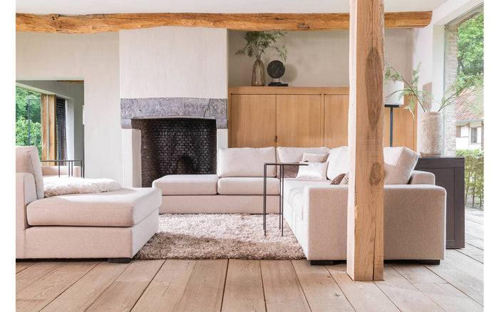 Goossens Hoekbank Lucca met ligelement