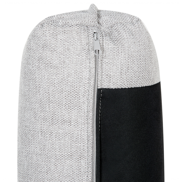 Beliani - ELGA - Hoekbank - Lichtgrijs - Rechtszijdig - Linnen