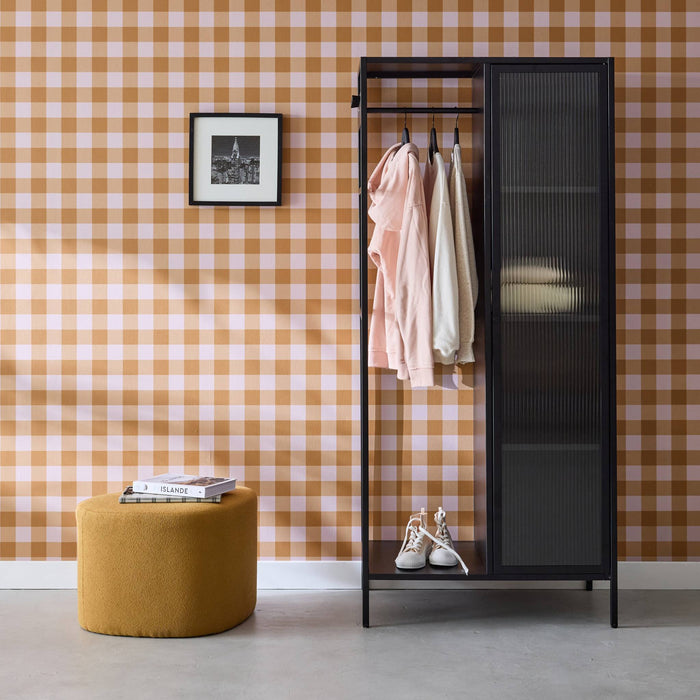 sweeek - Metalen kinderkledingkast, 3 legplanken