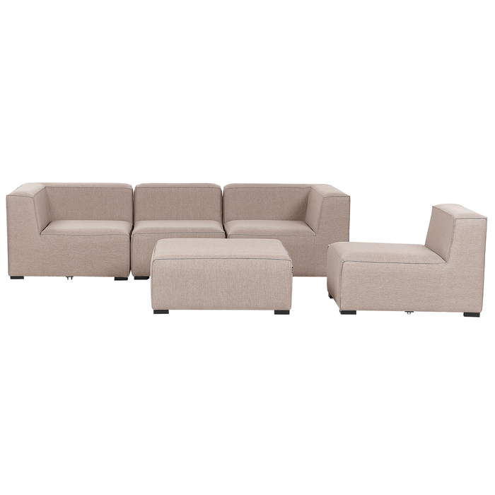 Beliani - AREZZO - Bankenset - Beige - Polyester