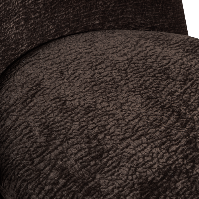 WOOOD Vogue Barkruk H 89 cm - Polyester - Dark Brown