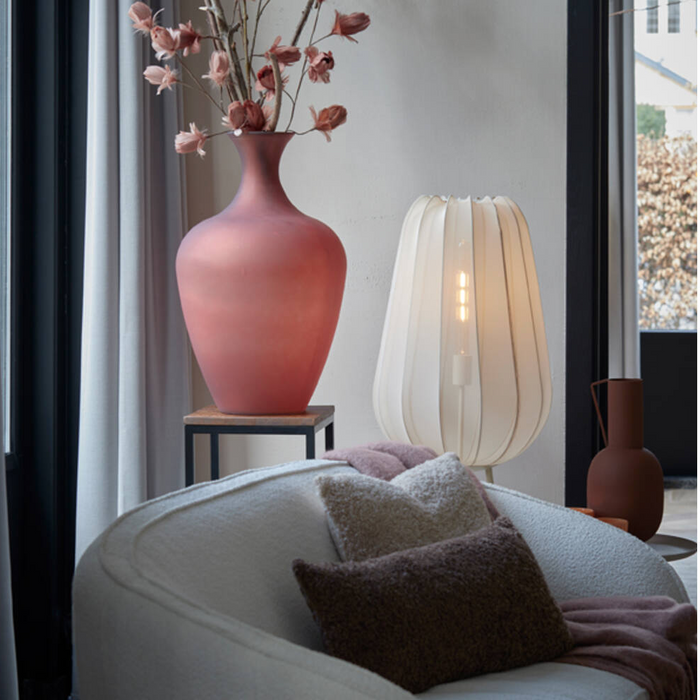 Light & Living Plumeria Vloerlamp - H 132 x Ø 42 cm - Zand