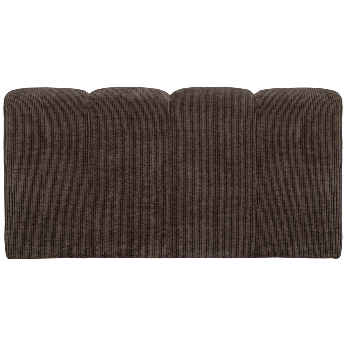 WOOOD Mojo Eetbankje Met Rugleuning 164 cm Mojo - Ribstof -Roest Bruin