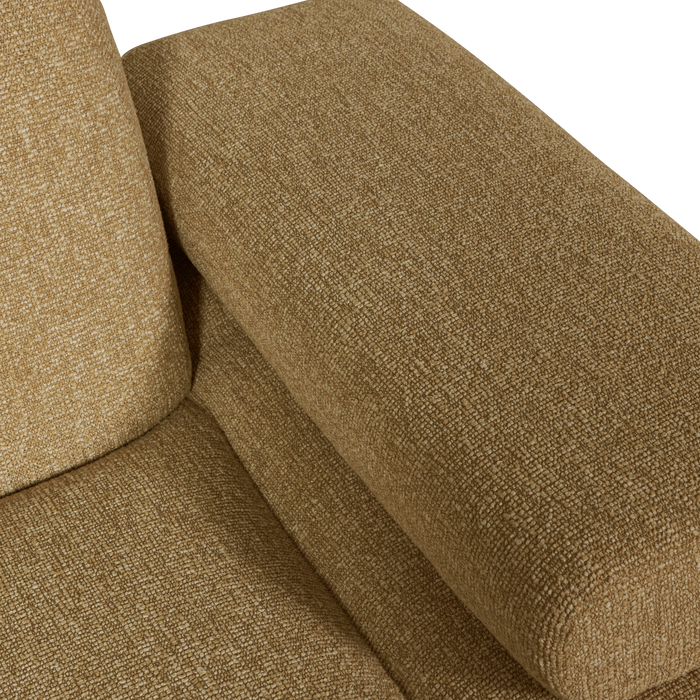 WOOOD Mojo 1-Zits Bank Met Arm Rechts - Bouclé - Beige - 74x120x97