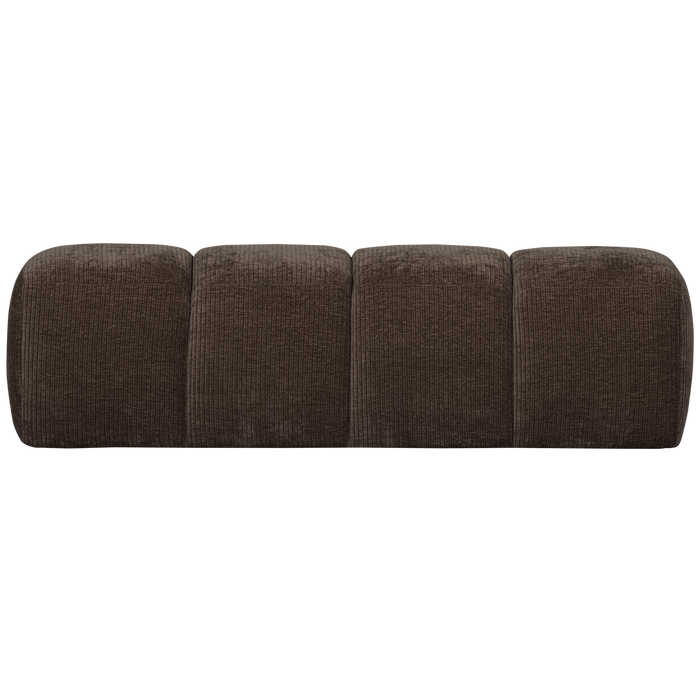 WOOOD Mojo Eetbankje 164 cm Mojo - Ribstof - Bruin - 49x164x45