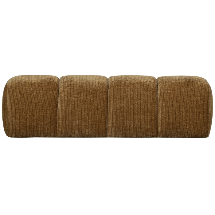 WOOOD Mojo Eetbankje 164 cm Mojo - Ribstof - Honing Geel - 49x164x45