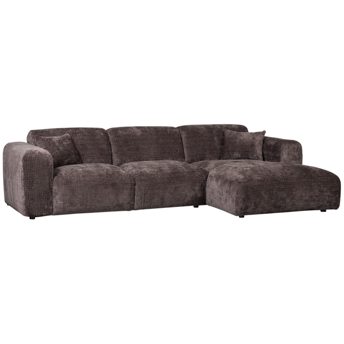 WOOOD Cloud Chaise Longue Rechts - Bruin