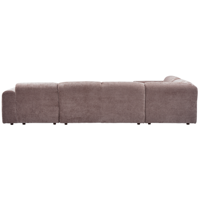 WOOOD hoekbank links Cloud - Chenille - Taupe - 80x345x198 cm