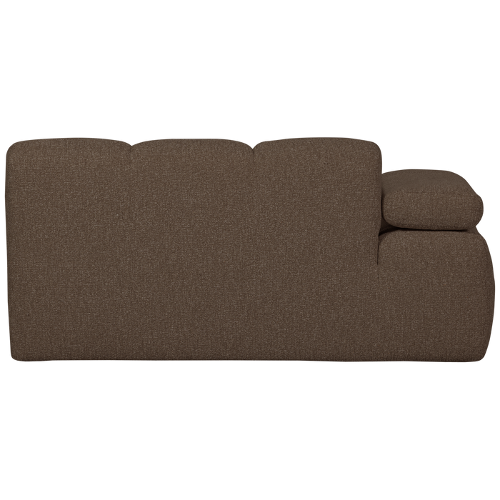 WOOOD Mojo 1,5-Zits Bank Met Arm Links - Bouclé - Bruin - 74x160x97