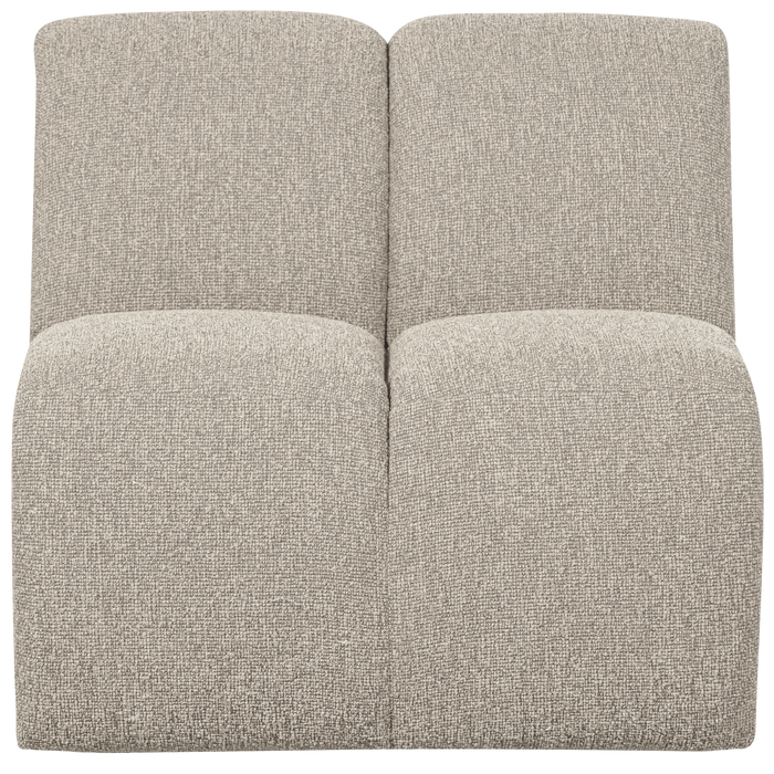 WOOOD Mojo 1-Zits Bank - Bouclé - Beige Melange - 74x80x97