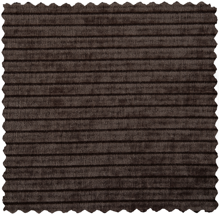 WOOOD Mojo Bank Hoekelement - Ribstof - Bruin - 75x68x77