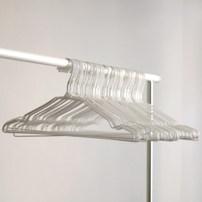 Nordix Kledinghangers set 100 stuks Metaal Draadhanger Kleerhangers...