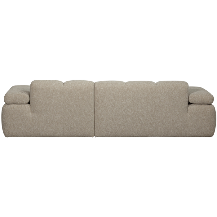 WOOOD Mojo Chaise Longue Bank Rechts - Bouclé - Beige Melange