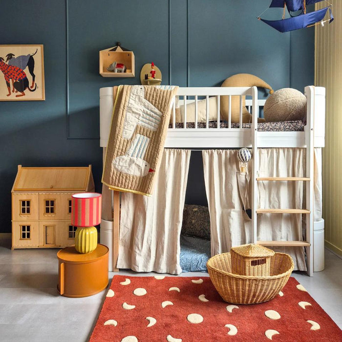 MAISON DEUX Vloerkleed Manen Brick Red S - 80 x 120 cm