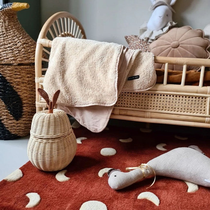 MAISON DEUX Vloerkleed Manen Brick Red S - 80 x 120 cm