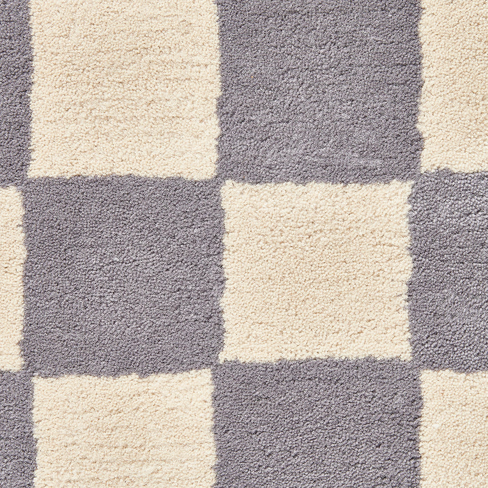 by fonQ Check Vloerkleed 170 x 240 cm - Paars