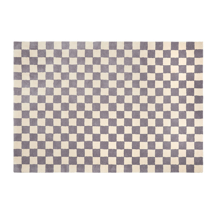 by fonQ Check Vloerkleed 170 x 240 cm - Paars