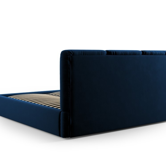 Windsor & Co Horizon Bedframe met Opbergvak - 180 x 200 cm - Fluweel - Koningsblauw