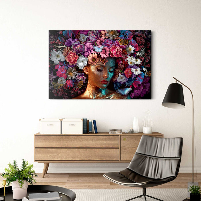 Reinders - Sparkling Floral - Glasschilderij 78x116cm