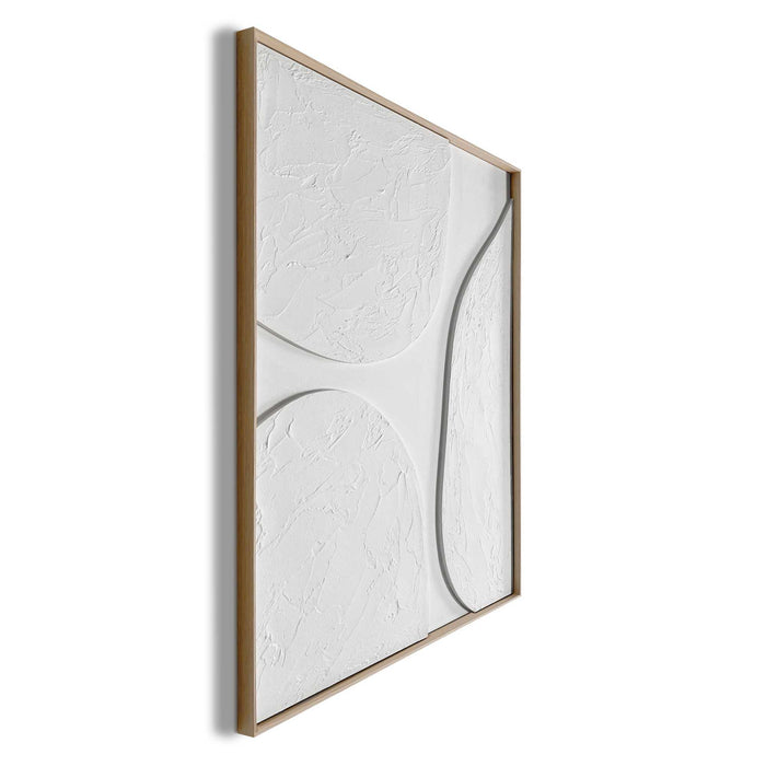 Reinders - Connected Relief Art Schilderij - 70 x 50 cm - Wit