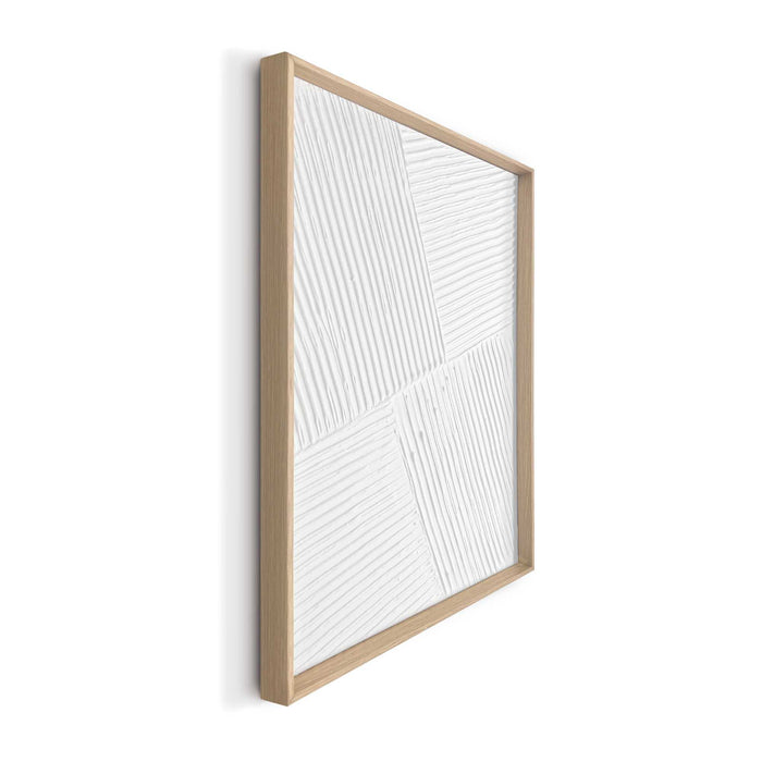 Reinders - Diagonal White - Craft Art Schilderij 40x30cm Hout