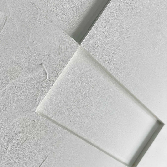 Reinders - Mercure White - Relief Art Schilderij 70x100cm Hout