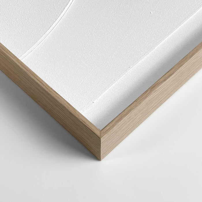 Reinders - Puzzeled Relief Art Schilderij - 70 x 50 cm - Wit