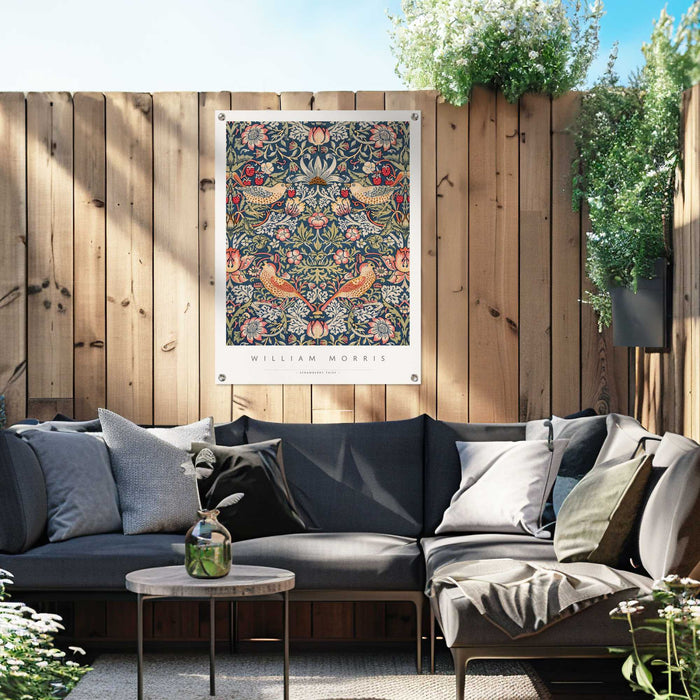 Reinders - William Morris Strawberry thief - Tuinposter 80x60cm