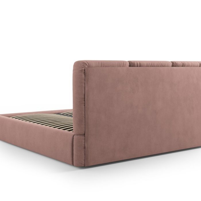 Windsor & Co Horizon Bedframe met Opbergvak - 180 x 200 cm - Chenille - Roze