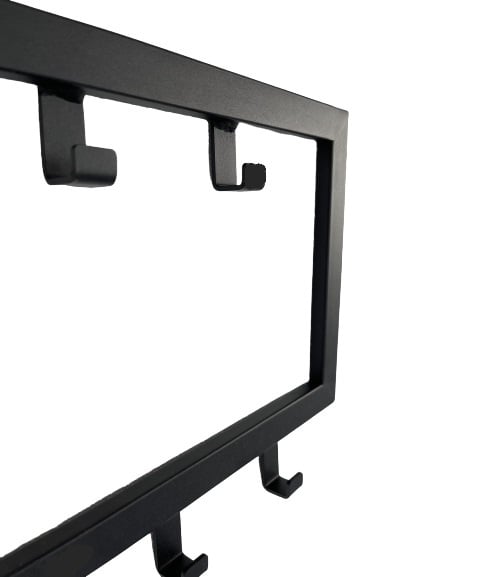 LT-Luce Kapstok Joy Mat zwart 15 haken 90 x 29cm