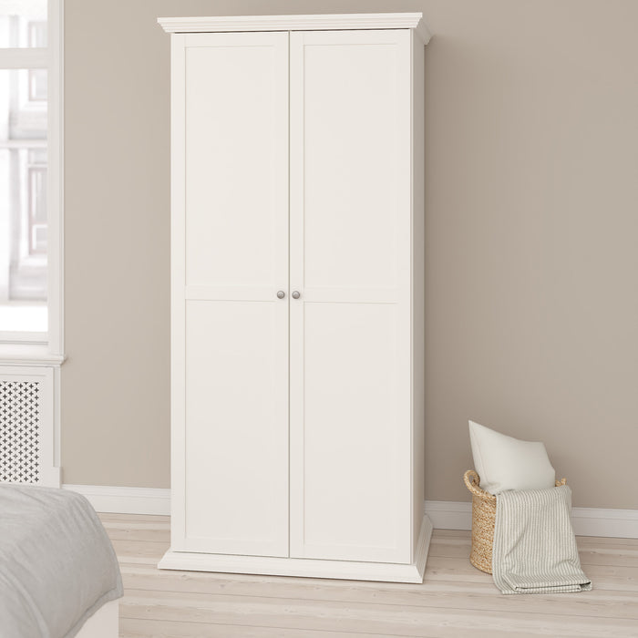 by fonQ basic Cottage Kledingkast - Wit