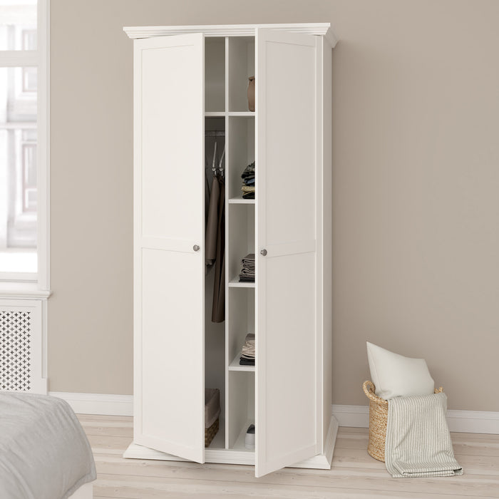 by fonQ basic Cottage Kledingkast - Wit