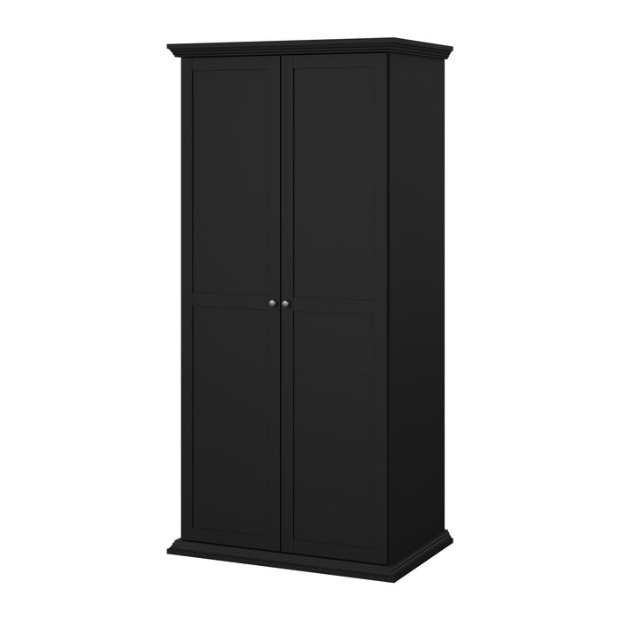 by fonQ basic Cottage Kledingkast - Mat Zwart