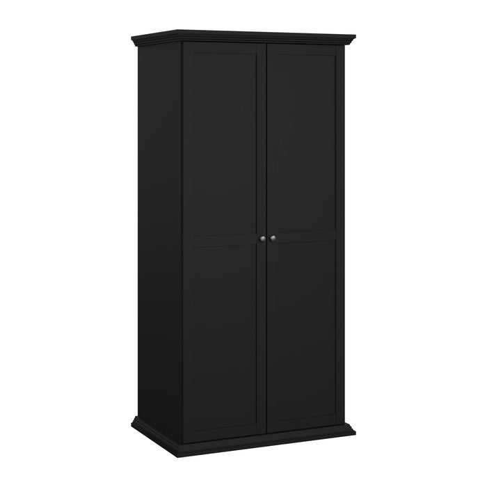 by fonQ basic Cottage Kledingkast - Mat Zwart