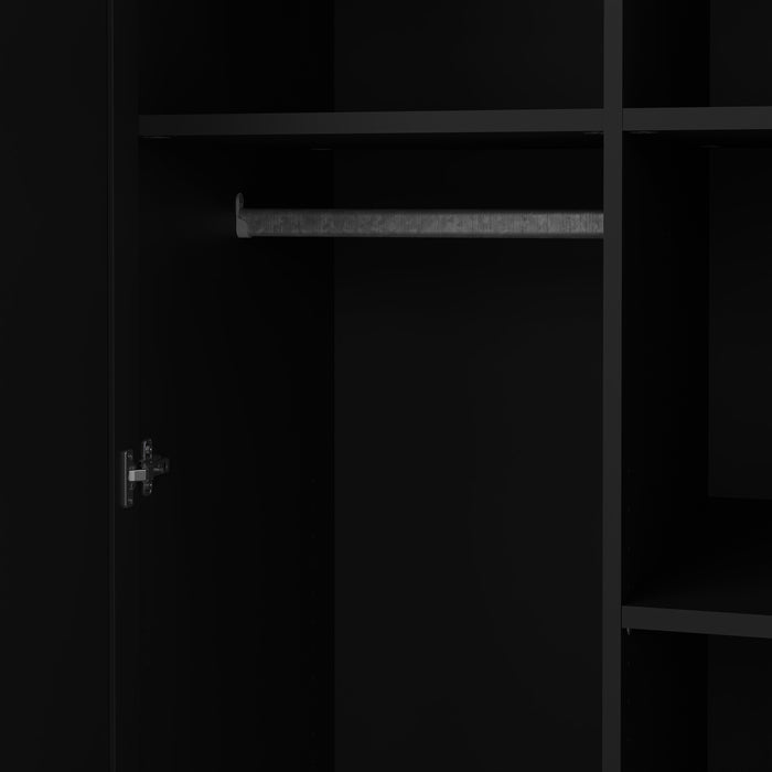 by fonQ basic Cottage Kledingkast - Mat Zwart