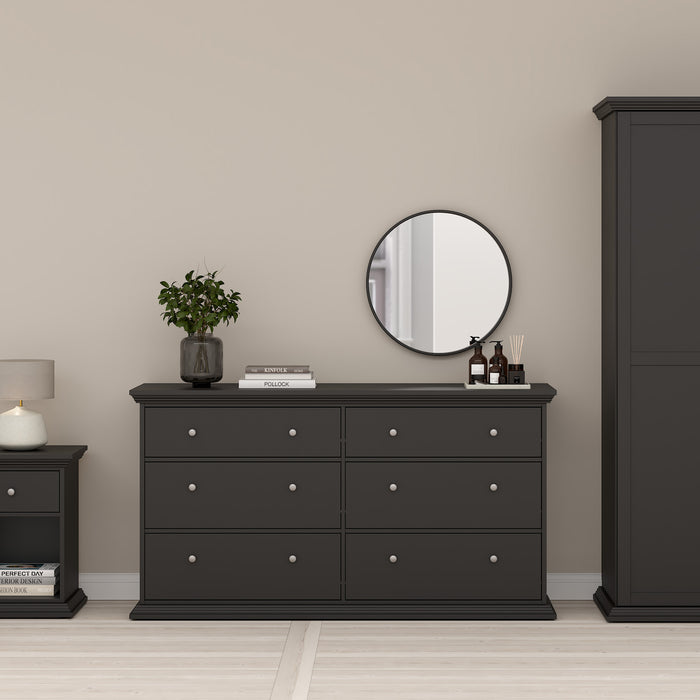 by fonQ basic Cottage Kledingkast - Mat Zwart