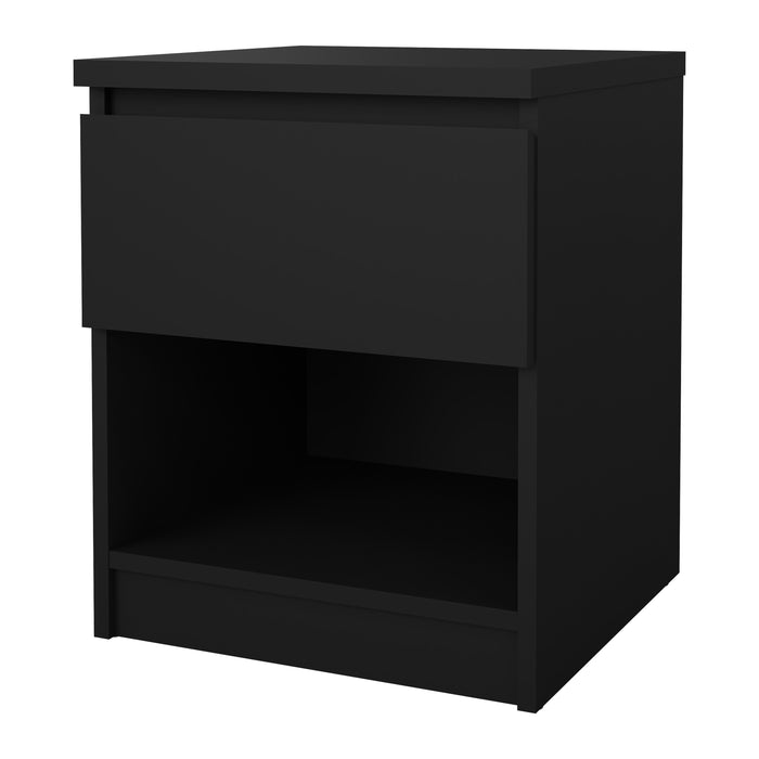 by fonQ basic Slide Nachtkastje - 1 lade - Matzwart