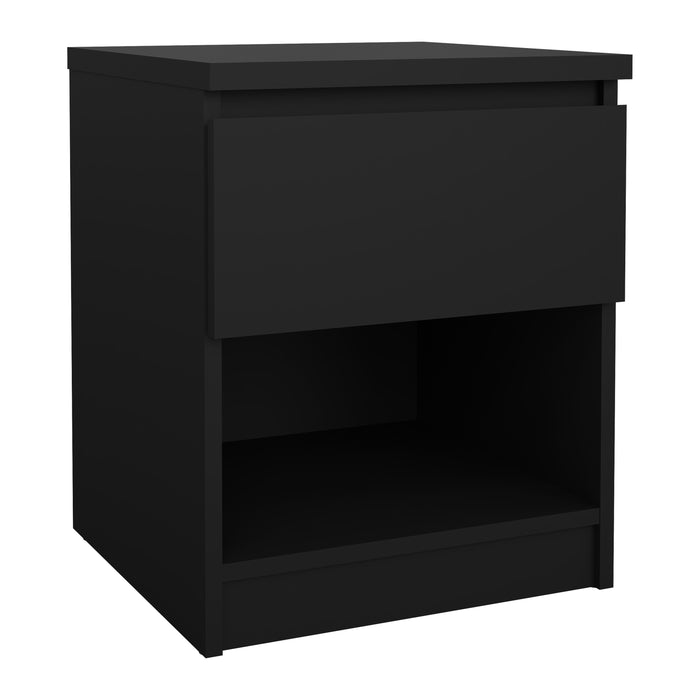 by fonQ basic Slide Nachtkastje - 1 lade - Matzwart