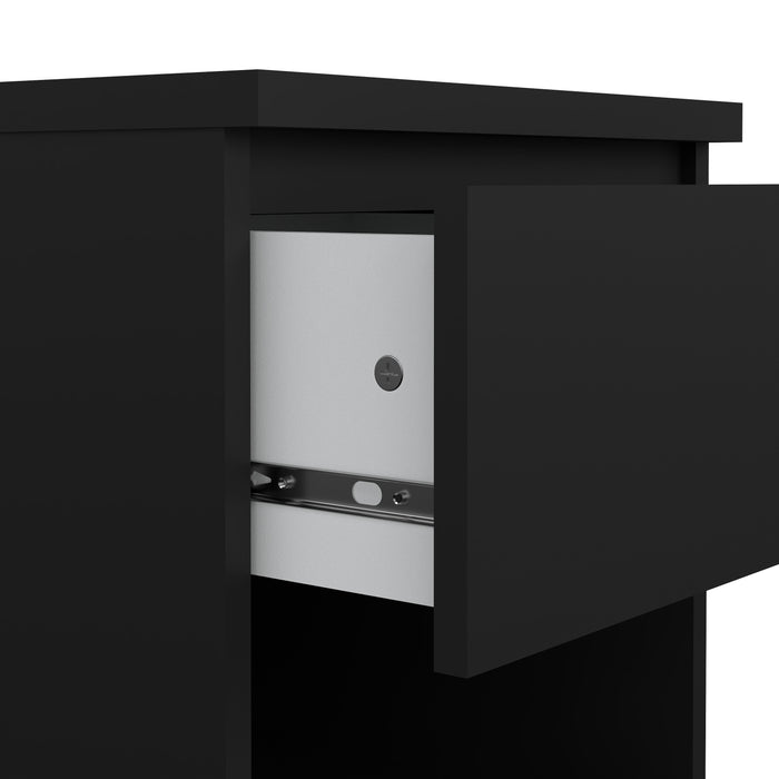 by fonQ basic Slide Nachtkastje - 1 lade - Matzwart