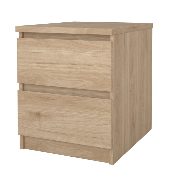 by fonQ basic Slide Nachtkastje - 2 lades - Bruin