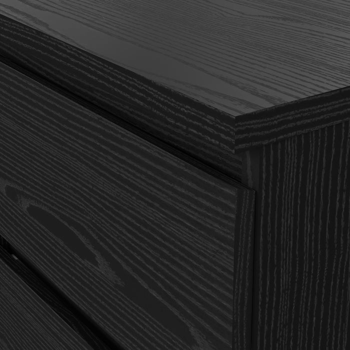 by fonQ basic Slide Nachtkastje - 2 lades - Zwart