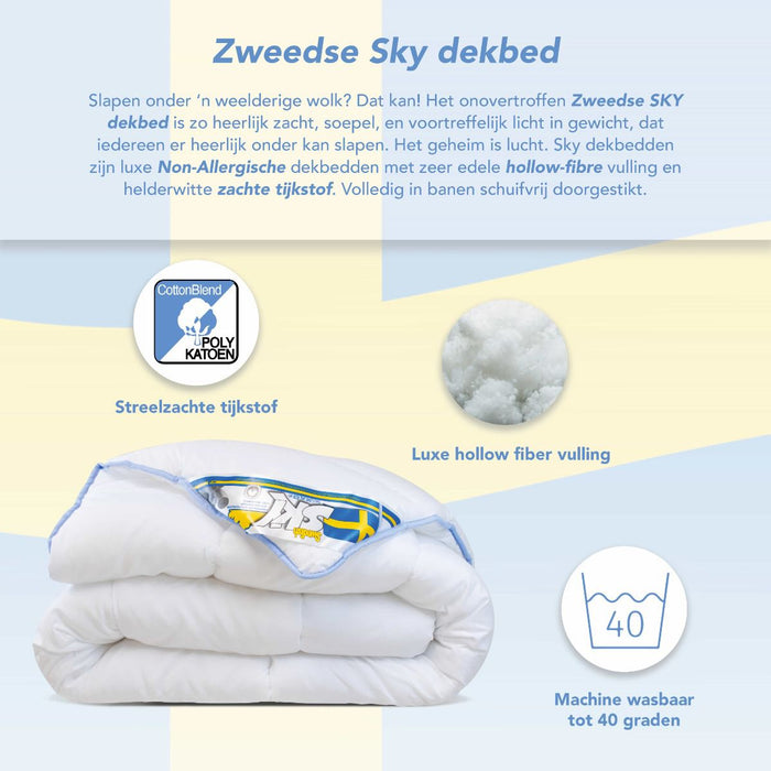 Swedish Sky - Non-Allergisch - All-Year Dekbed - 200x200cm