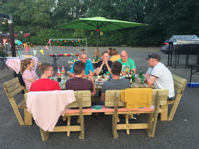 Luxe houten picknicktafel Tallinn 300 cm