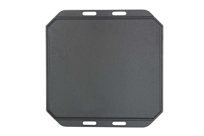 Cozze - Pan Gietijzer Dubbelzijdig Gebruik met Beukenhout Serveerplank 33 cm