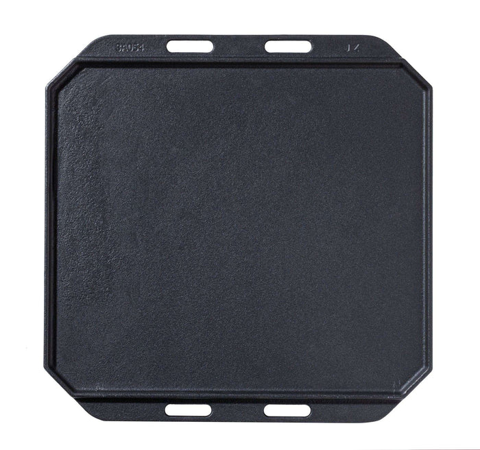 Cozze - Pan Gietijzer Dubbelzijdig Gebruik met Beukenhout Serveerplank 33 cm